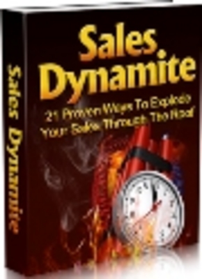 Product picture *NEW!* Sales Dynamite Ebook